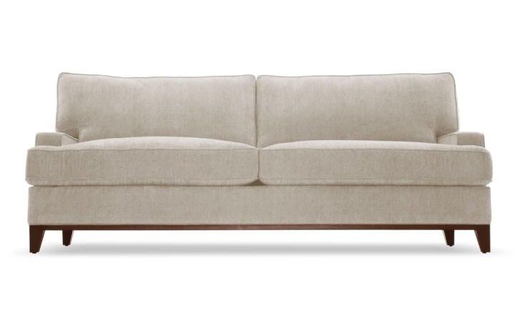 Beige Presley Mid Century Modern Sofa - Chance Sand - Mocha - Image 0