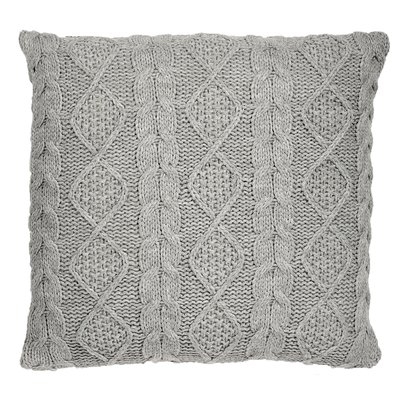 Lucero Chunky Cable Knit Throw Pillow - Image 0