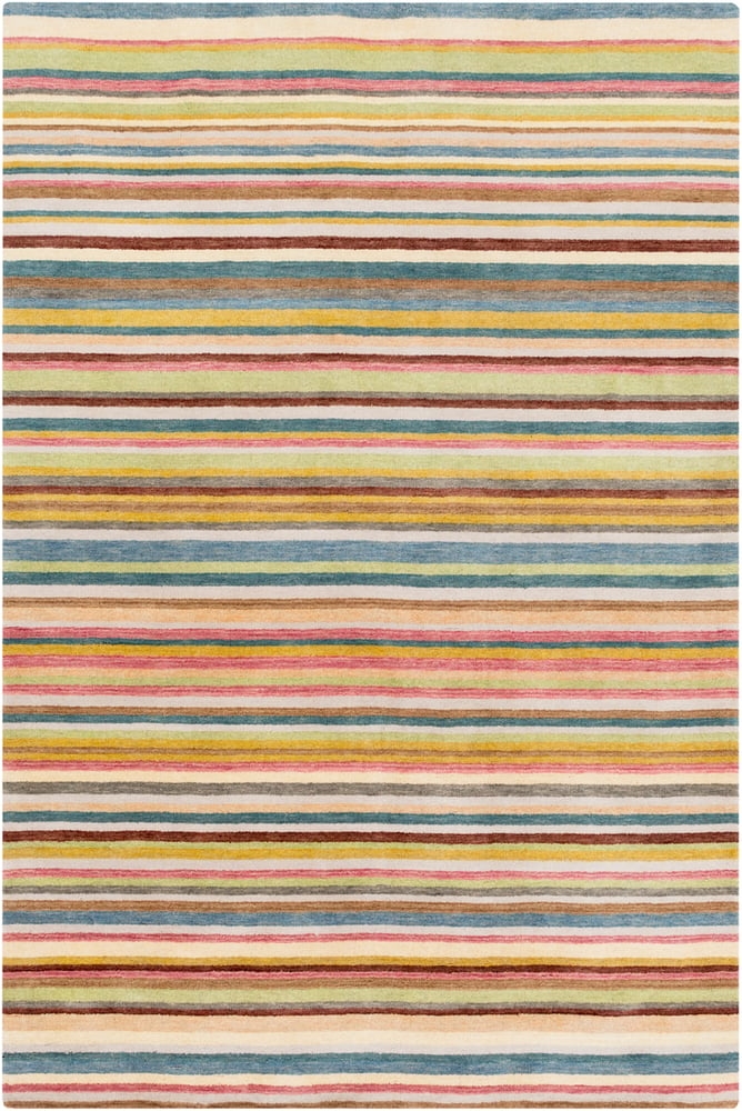 Indus Valley Red Indoor 5' x 8' Handmade Rug - Image 1