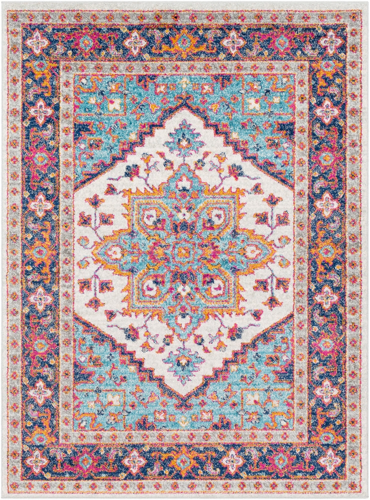 Elaziz Gray Indoor 2' x 3' Machine Woven Rug - Image 0