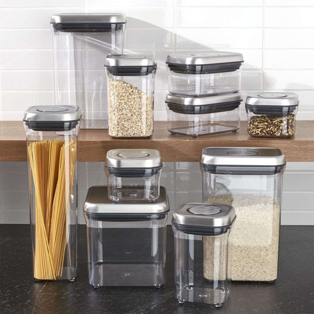 OXO ® Steel Pop Containers, Set of 10 - Image 0