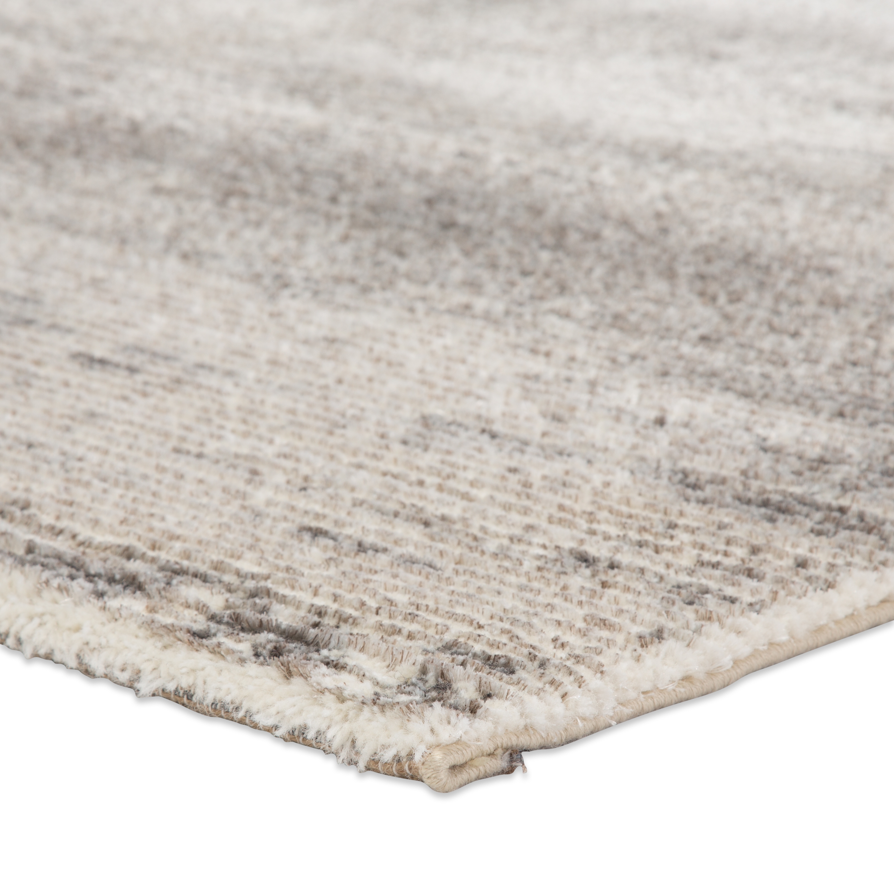 Discovery Abstract Gray/ White Area Rug (9'2" X 12'10") - Image 1