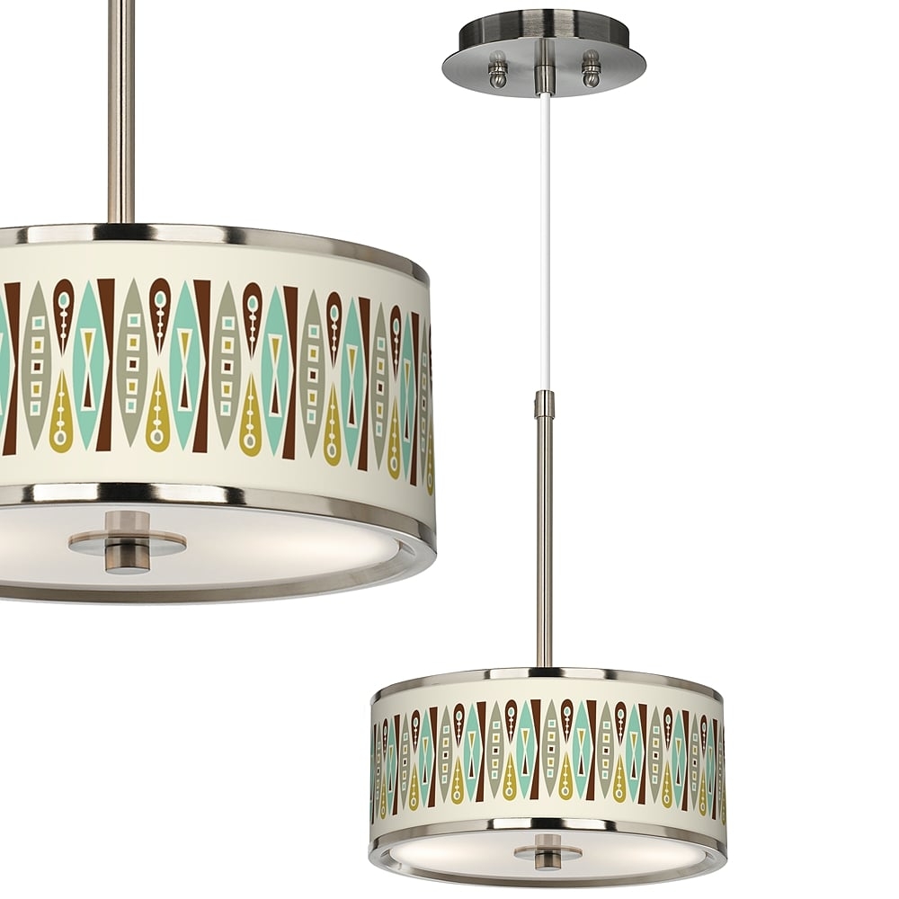 Vernaculis II Giclee Glow 10 1/4" Wide Mini Pendant - Image 0