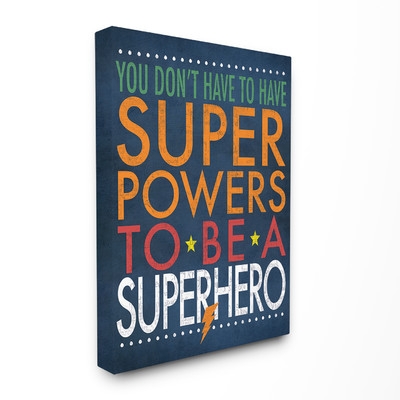 Kleckner Superhero Super Powers Canvas Wall Art - Image 0