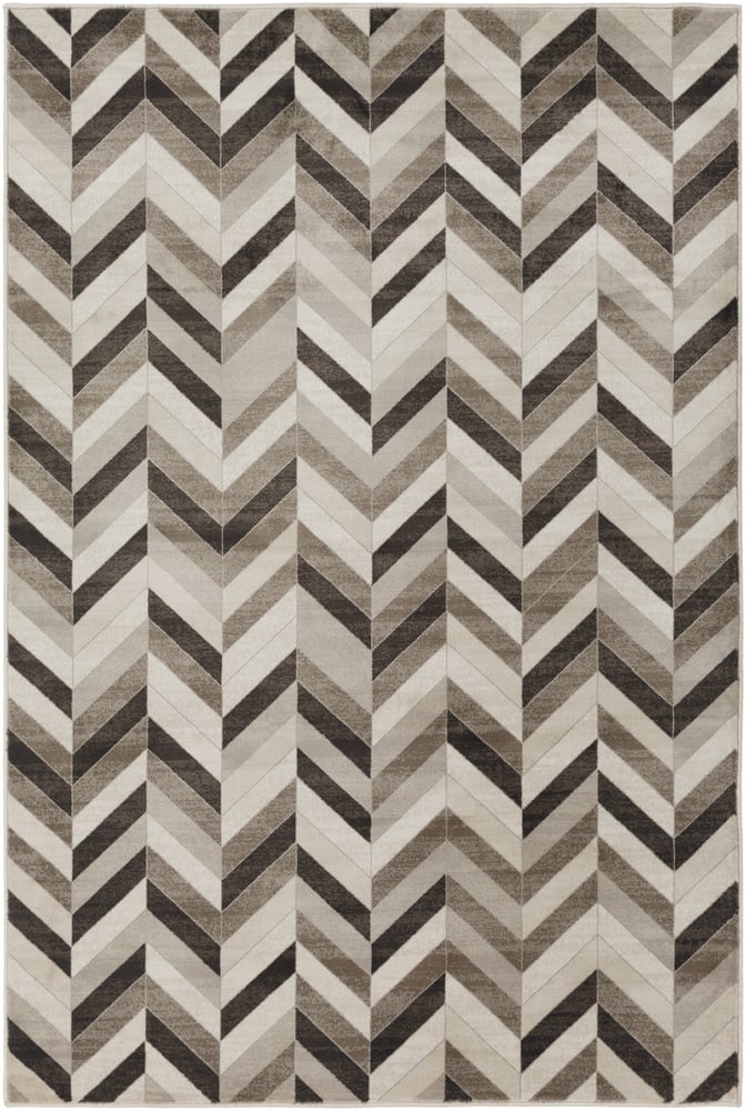 Mahadayi Brown Indoor 2' x 2'11" Machine Woven Rug - Image 0