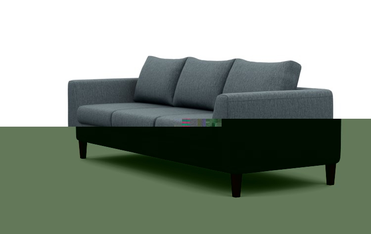 Asher Sofa with Rain Fabric and Oiled Walnut legs - Image 4