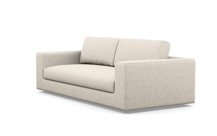 Walters Sofa with Beige Wheat Fabric and down alt. cushions - Image 3