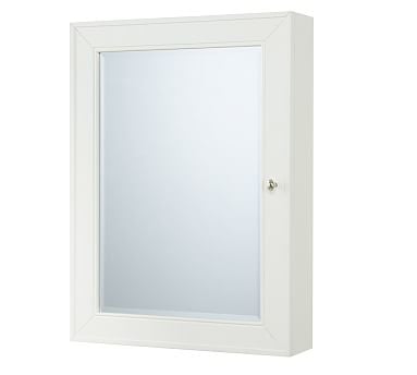 Classic Wall-Mounted Medicine Cabinet, White - Image 0