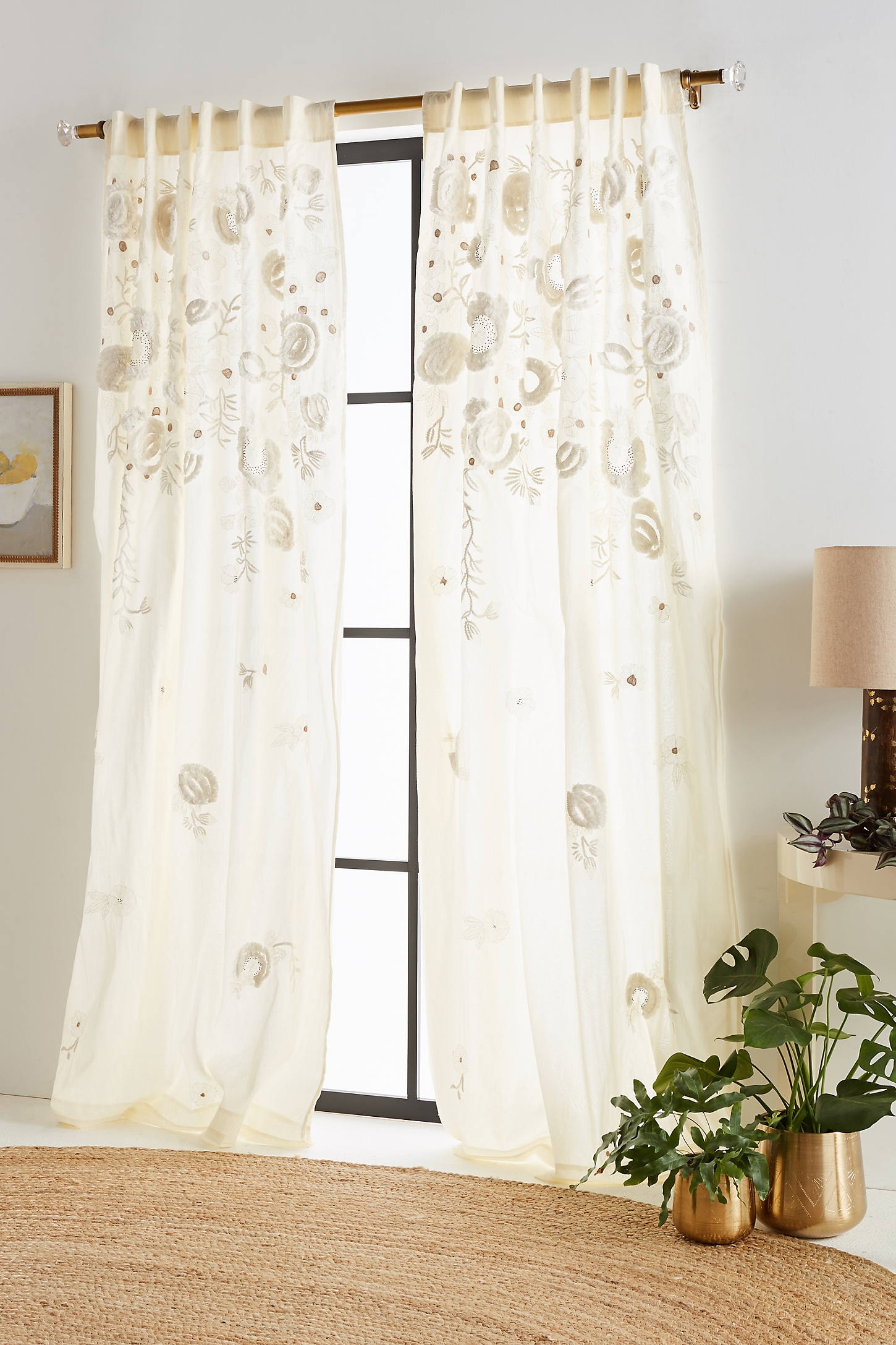 Embroidered Benet Curtain - Image 0
