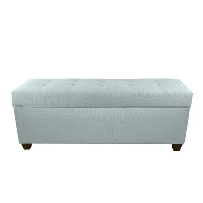 Hayworth Button Tufted Upholstered Storage Bench - Image 0