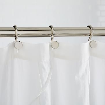 Shower Curtain Rings, Antique Brass - Image 2