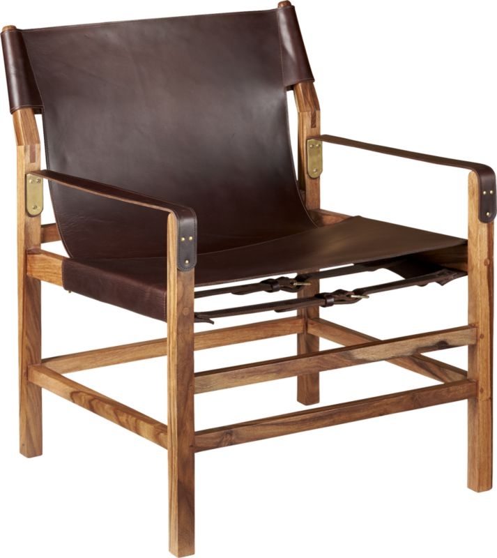 Expat II Leather Safari Chair - Image 3