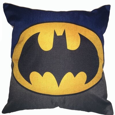 SuperHeroes Batman Cotton Throw Pillow - Image 0