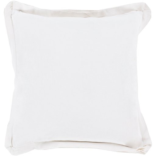 Triple Flange Throw Pillow, 20" x 20", with down insert - Image 2