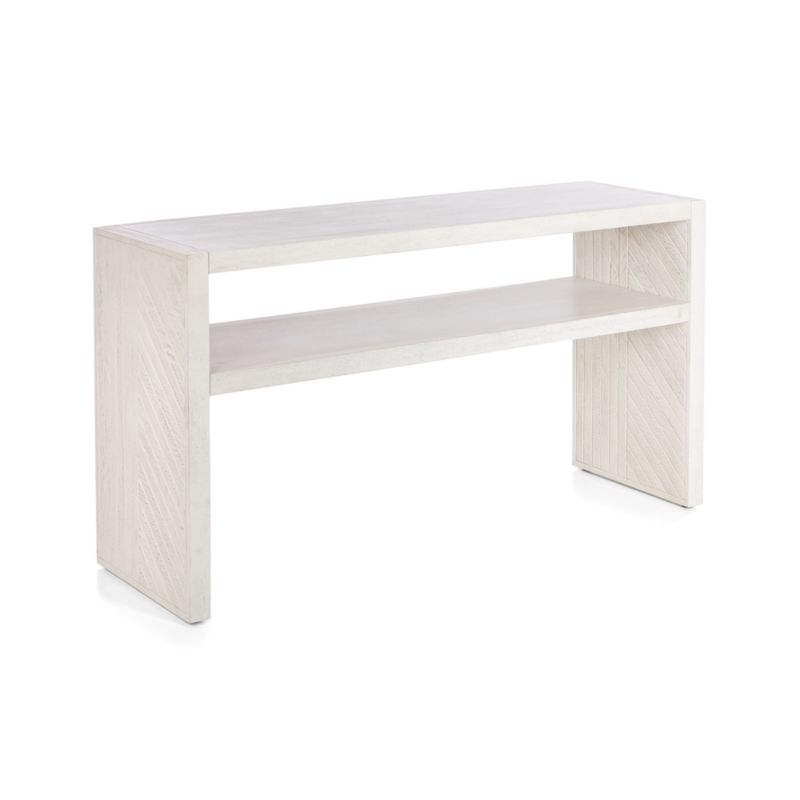 Dunewood Whitewashed Console Table - Image 1