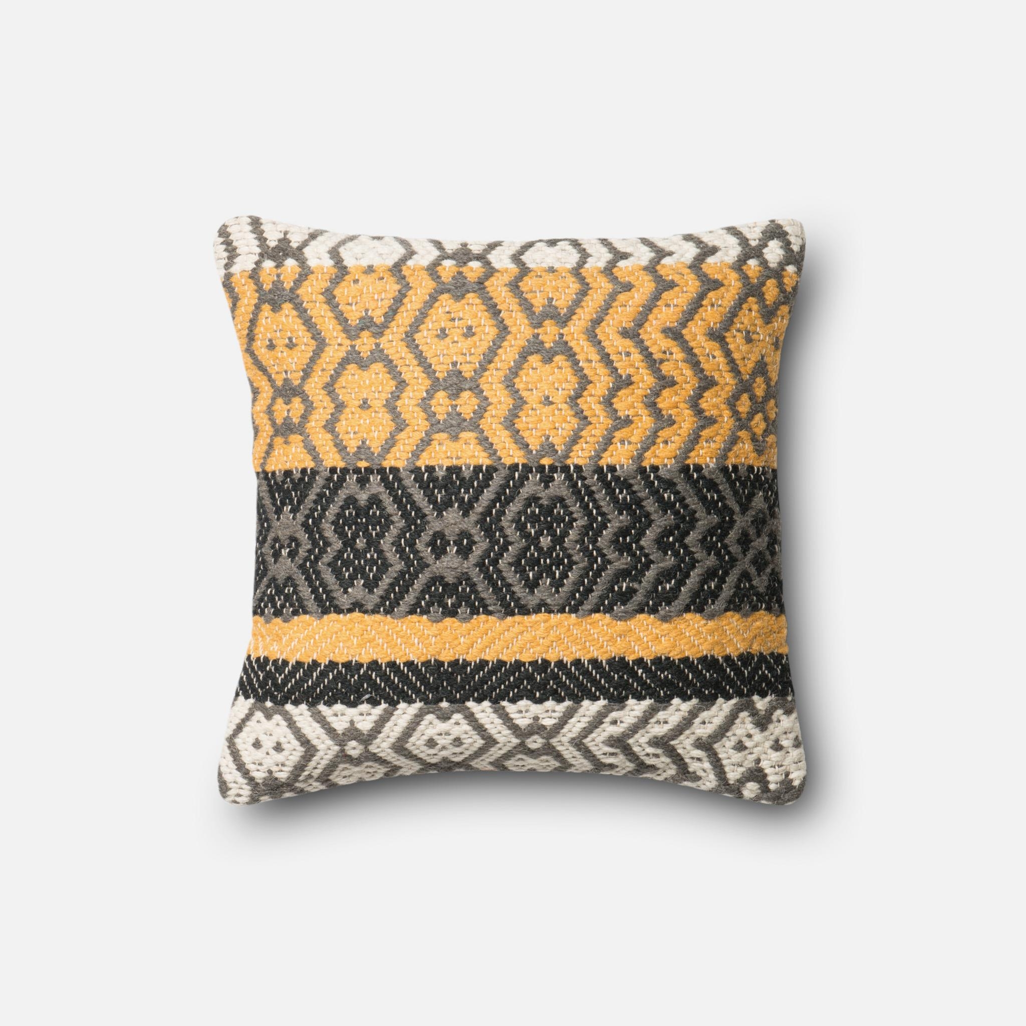 PILLOWS - GOLD / GREY - 18" X 18" Cover Only - Image 0