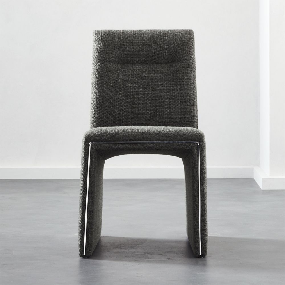 Silver Lining Grey Armless Dining Chair - Image 0