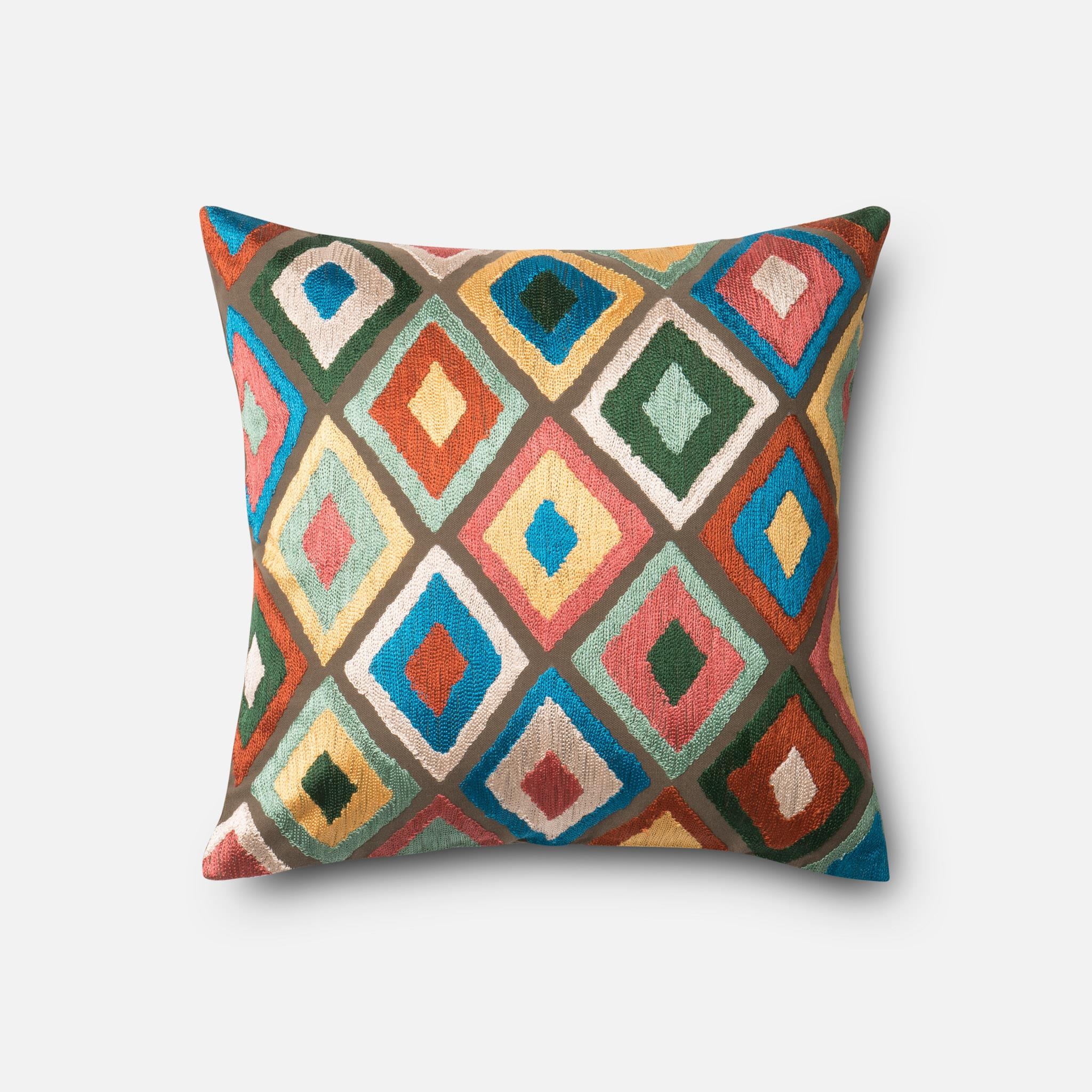 PILLOWS - MULTI - 18" X 18" Cover w/Down - Image 0