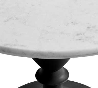 Chapman Marble Dining Table, 38"D - Image 3