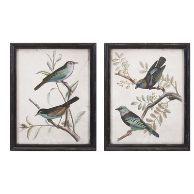 'Maisly Bird' 2 Piece Picture Frame Graphic Art Set - Image 0