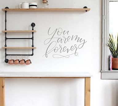You Are My Forever Wall Decal, Warm Gray - Image 0