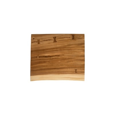 Porter Live Edge Side Table, Wood - Image 1
