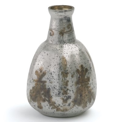 Menzel Antiqued etched opal Glass Bumble Vase - Image 0