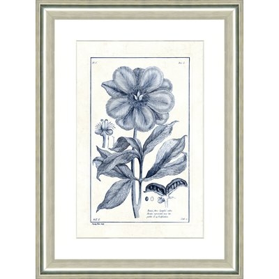 'Blue Botanical I' Framed Graphic Art Print - Image 0