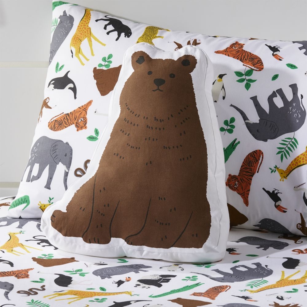Bear Throw Pillow - Image 0