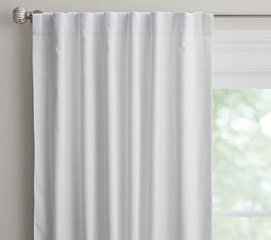 Evelyn Blackout Curtain, 44 x 108", White - Image 0
