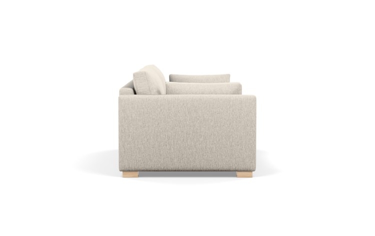Charly Sofa with Beige Wheat Fabric and Natural Oak legs - Image 2