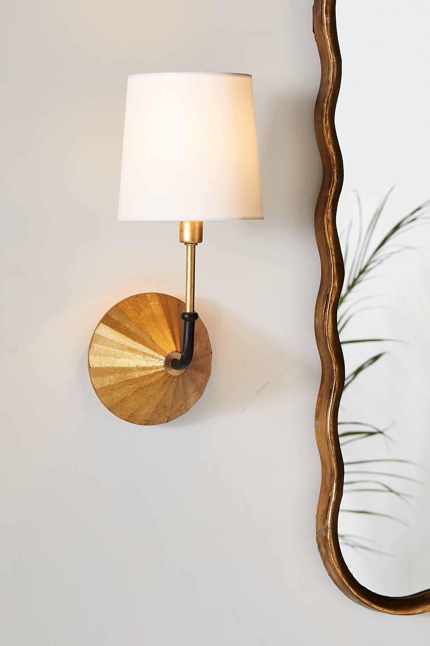 Parasol Sconce By Anthropologie in Brown - Image 0