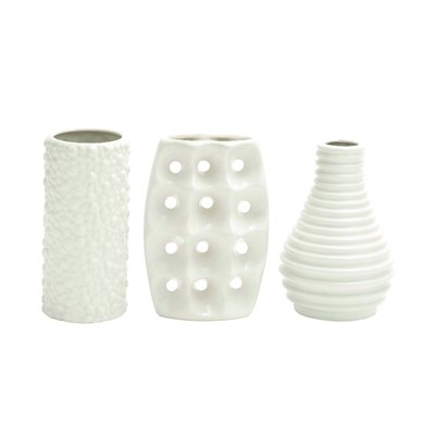 Styled Ceramic Vase 3 Piece Set - Image 0