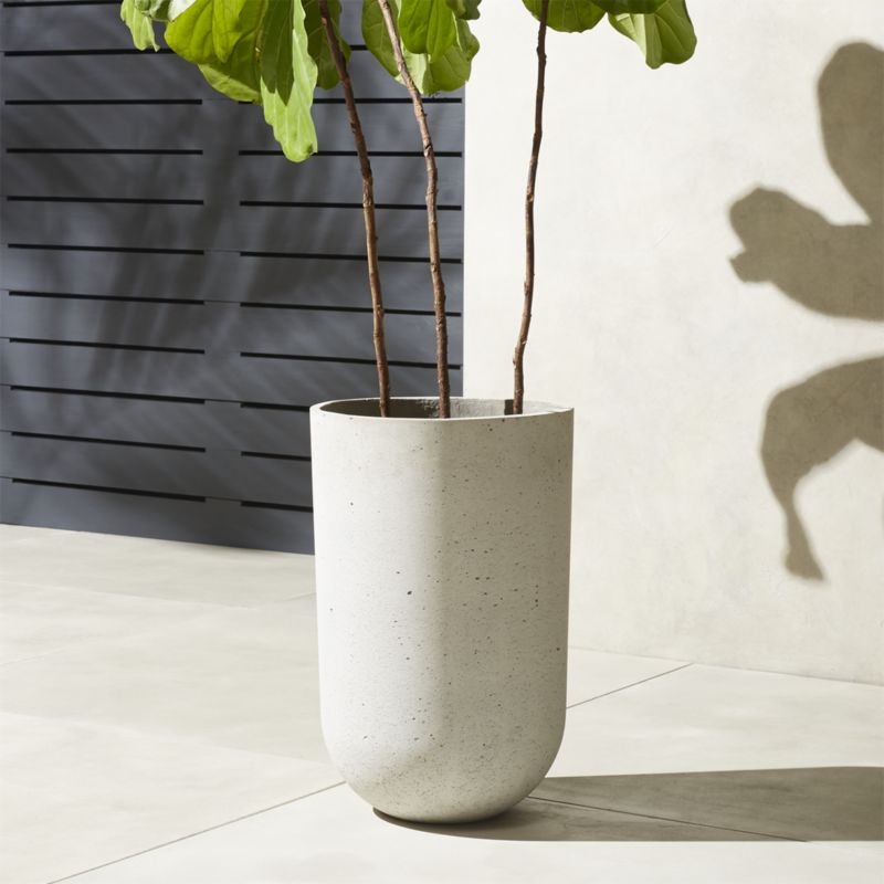 Seminyak Grey Cement Indoor/Outdoor Planter XL - Image 6