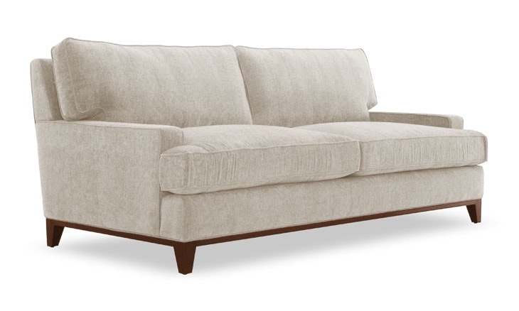 Beige Presley Mid Century Modern Sofa - Chance Sand - Mocha - Image 1