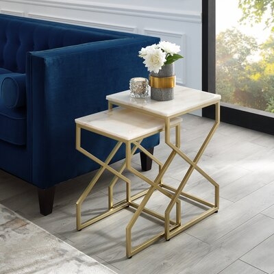 Jayceon Square 2 Piece Nesting Tables - Image 0