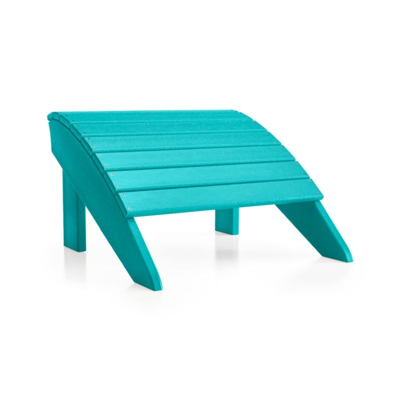 Vista II Aruba Outdoor Adirondack Chair Ottoman by POLYWOOD® - Image 1