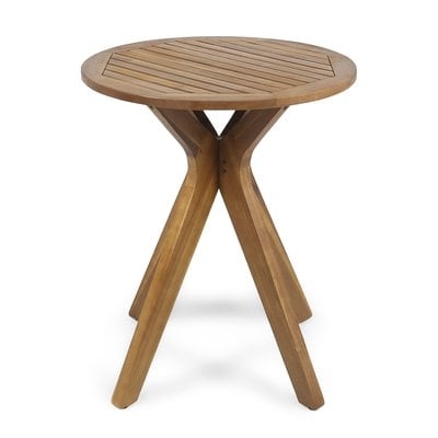 Pericles Outdoor Wooden Bistro Table - Image 0