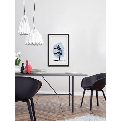 'Black Swan' Framed Painting Print - Image 0