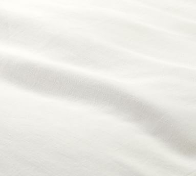 Libeco Belgian Linen Duvet Cover, Full/Queen, White - Image 1