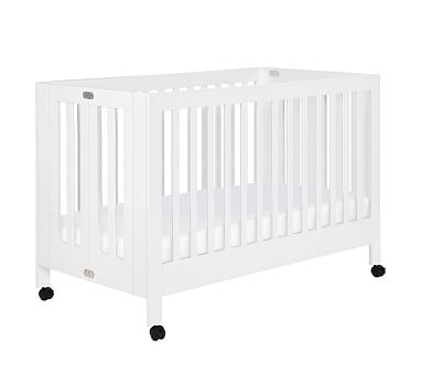 Babyletto Maki Folding Crib, Grey, Standard UPS Delivery - Image 2