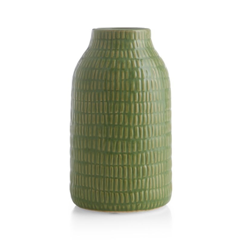 Verde 6" Green Vase - Image 3