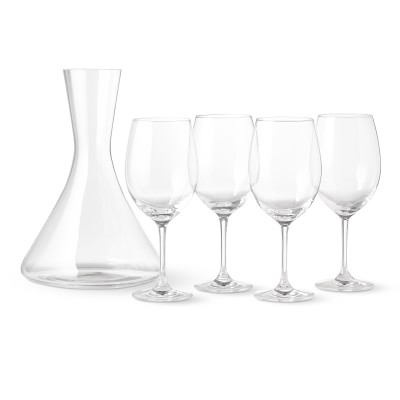 Open Kitchen by Williams Sonoma Decanter and Red Wine Glasses - Image 0