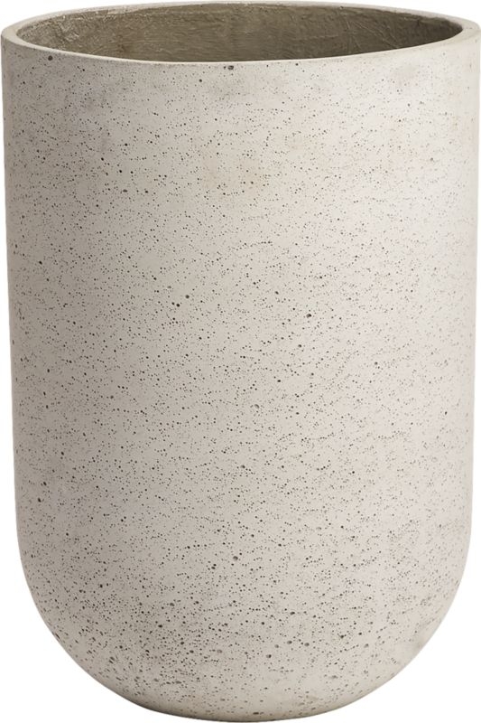 Seminyak Grey Cement Indoor/Outdoor Planter Large - Image 7