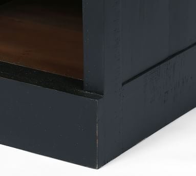 Gavin Entry Cabinet, Black/Antique Bleach - Image 2