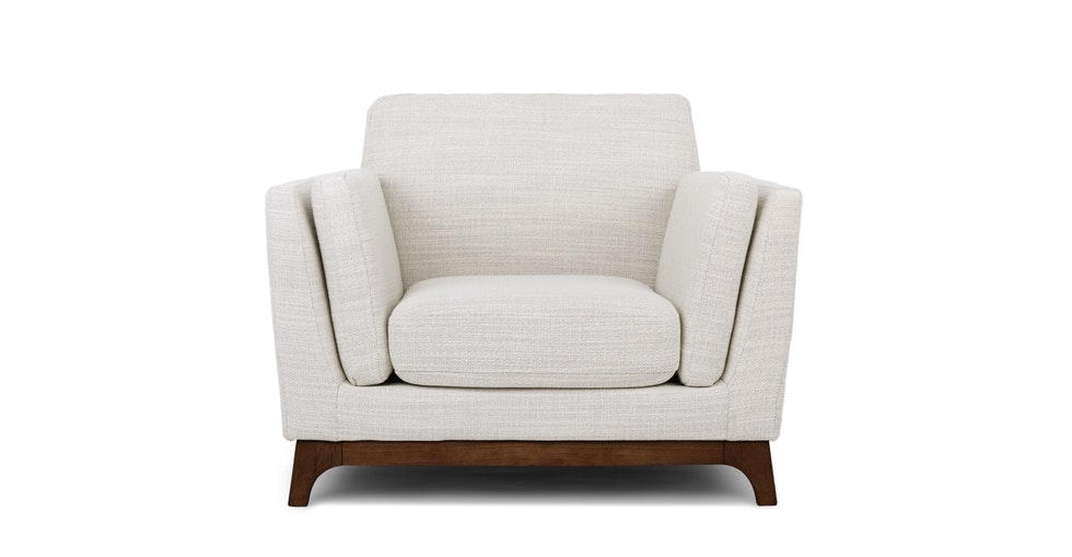 Ceni Fresh White Armchair - Image 0