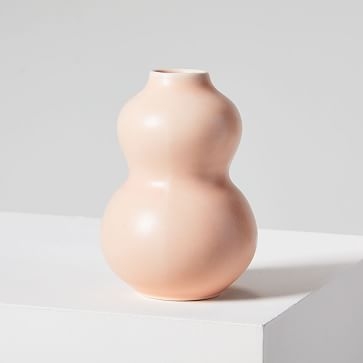 Paper + Clay Lotta Vase, Peach - Image 0