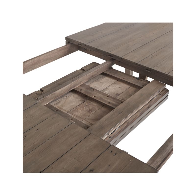 Morris Ash Grey Reclaimed Wood Extension Dining Table - Image 8