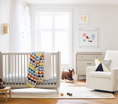 west elm x pbk Mid Century Crib, White, In-Home Delivery - Image 1