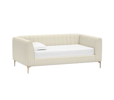 Avalon Twin Daybed, Performance Everyday Velvet Ivory (A) - Image 0